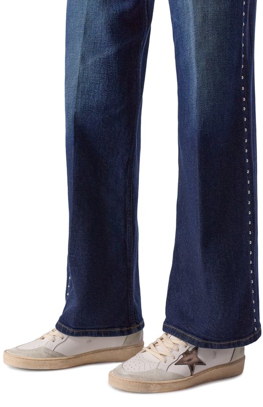 Кожаные кеды Ball Star Golden Goose Deluxe Brand GWF00832.F007591 Кремовый  GWF00832.F007591 Фото 2