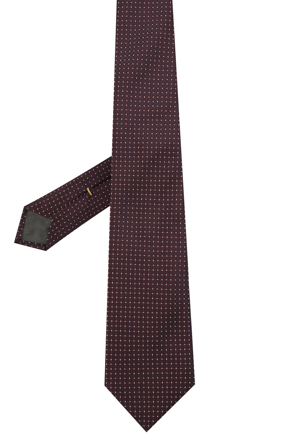 Шелковый галстук CANALI коричневого цвета по цене 12700 руб., арт. 18/HJ03186, фото 2 Шелковый галстук CANALI, арт. 18/HJ03186, фото 2