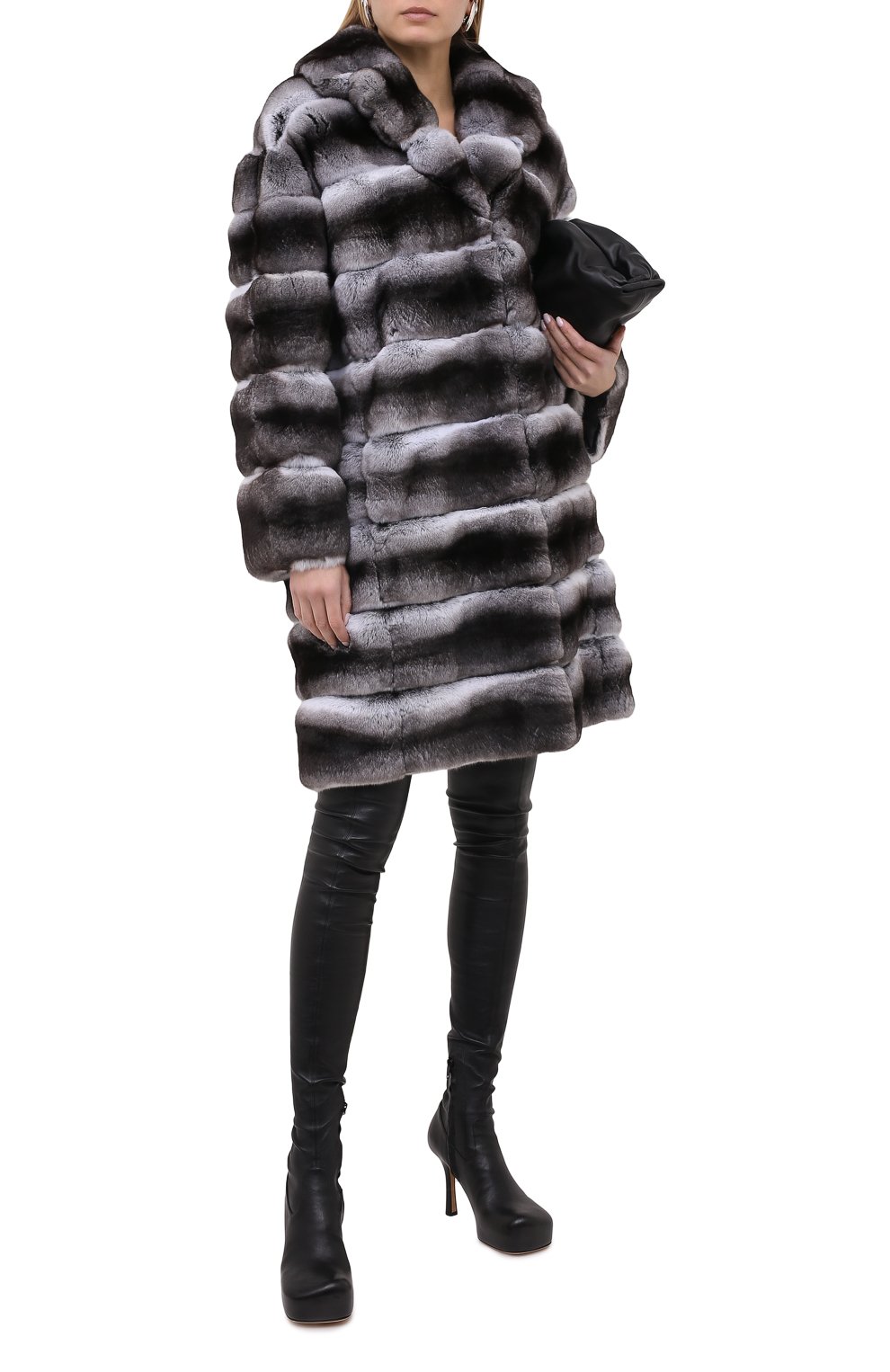 Шуба из меха шиншиллы VALENTINO, арт. UF3FAA8821F, фото 2