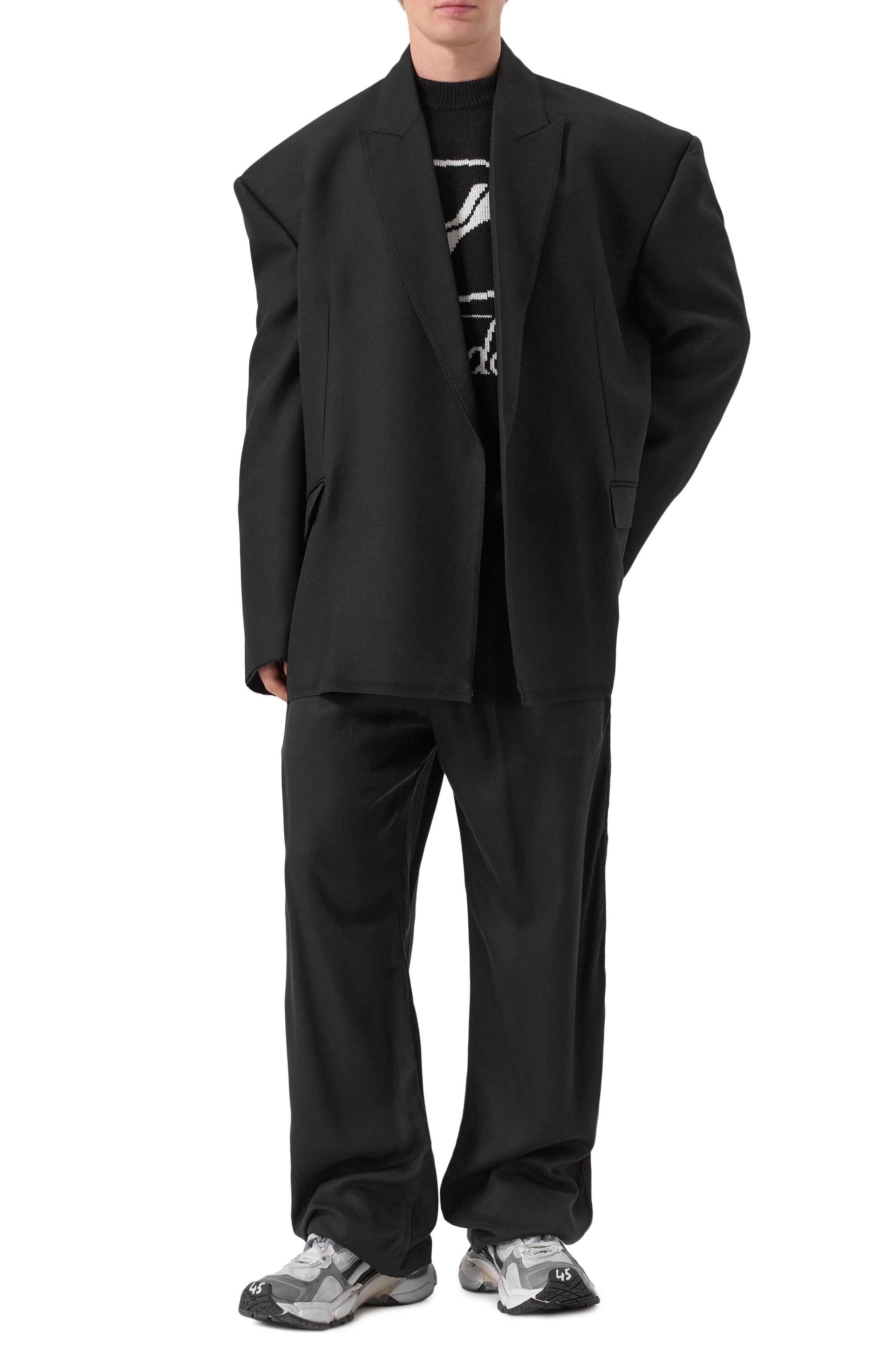 Шерстяной пиджак BALENCIAGA, арт. 817660/TKT29, фото 3