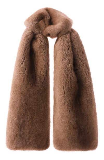 Женский меховой шарф из норки MVST, арт. MSC-01 MINK PST