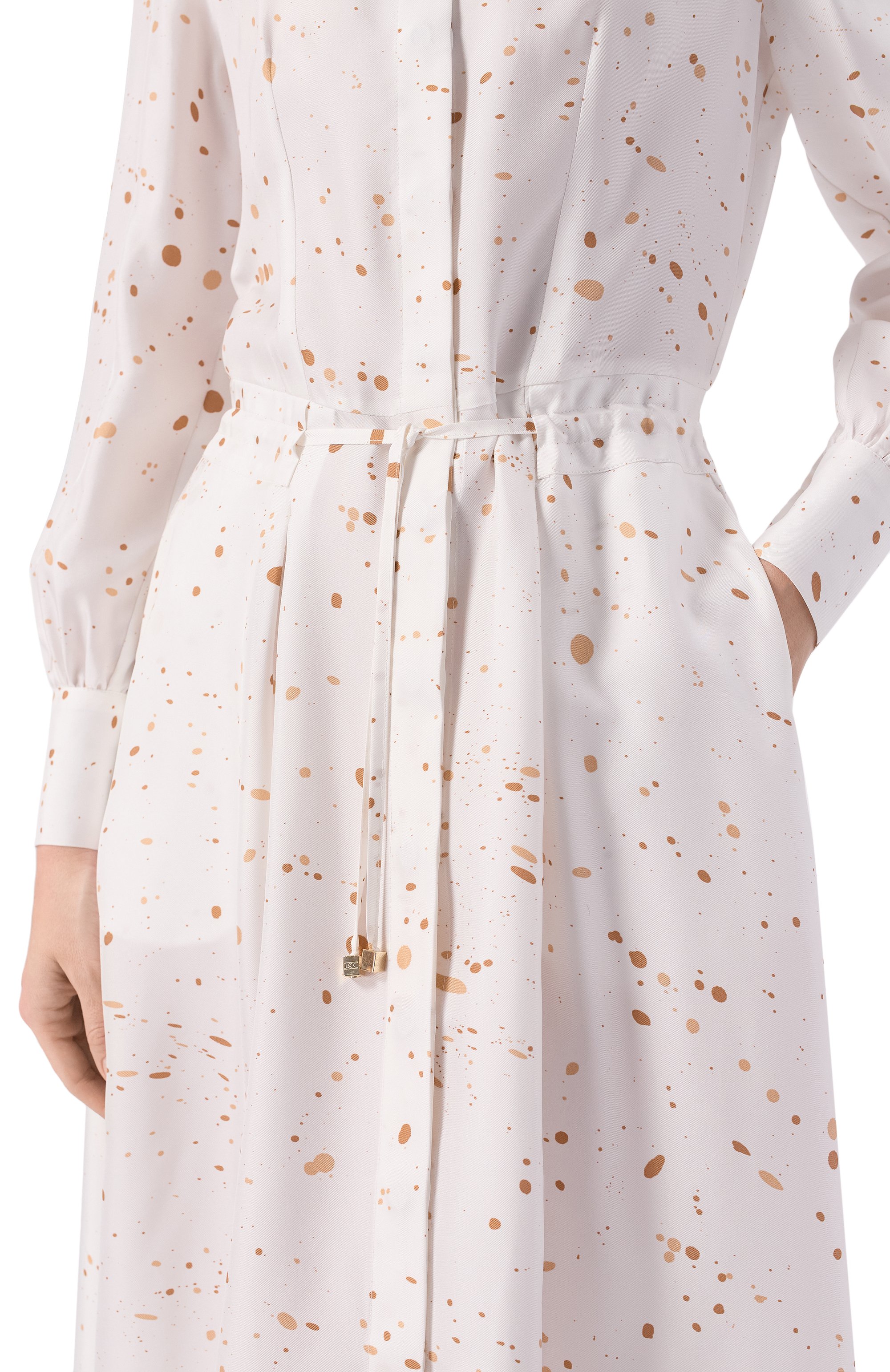 Шелковое платье KITON, арт. D52302K0999G04, фото 4