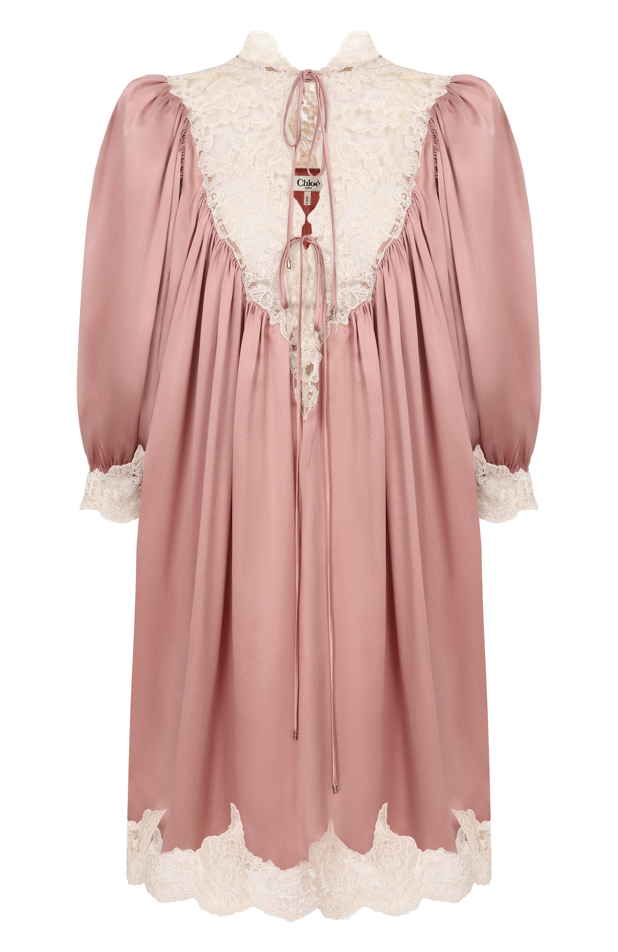 Атласное платье CHLOÉ, арт. CH26SR006008, фото 1