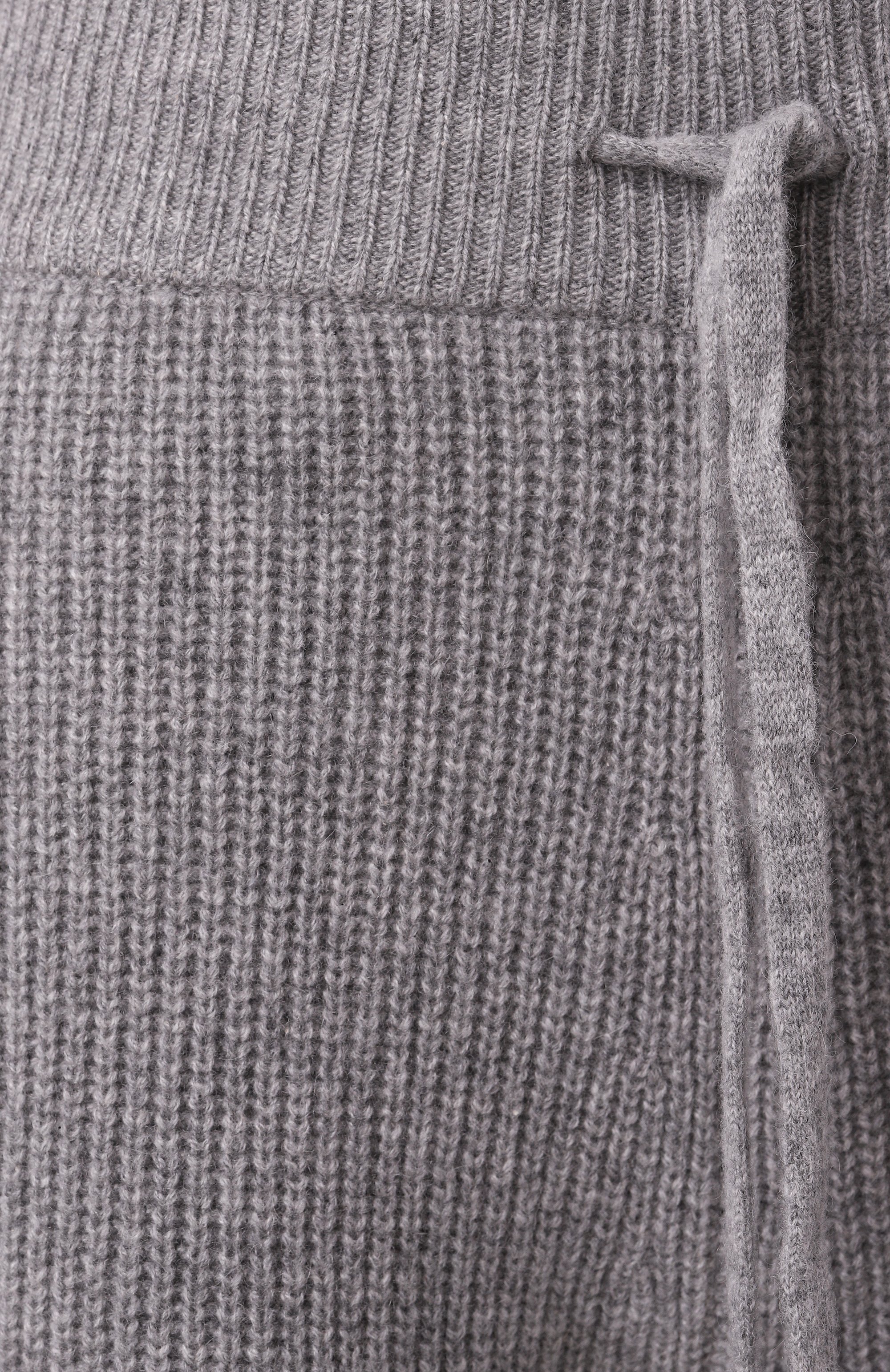 Кашемировые брюки ADDICTED серого цвета по цене 62950 руб., арт. MK209.ZY71137, фото 6 Кашемировые брюки ADDICTED, арт. MK209.ZY71137, фото 6