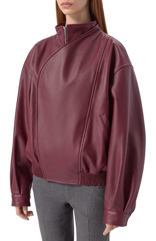 Кожаная куртка Armarium ARMFWJ022/LE08 Бордовый  ARMFWJ022/LE08 Фото 3