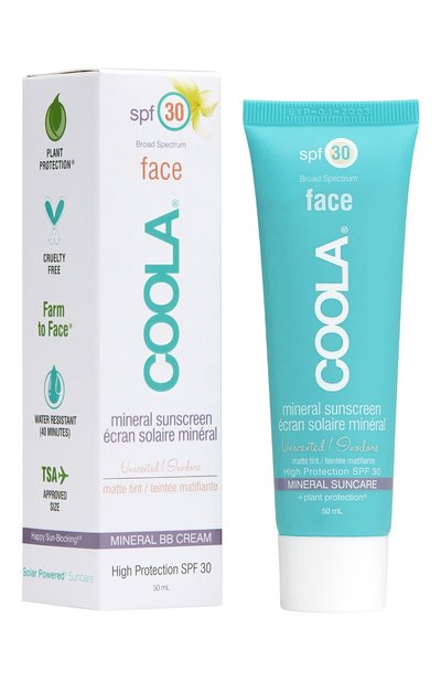 Солнцезащитный матирующий крем для лица без запаха spf 30 с тональным эффектом (50ml) COOLA, арт. CL10225, фото 2