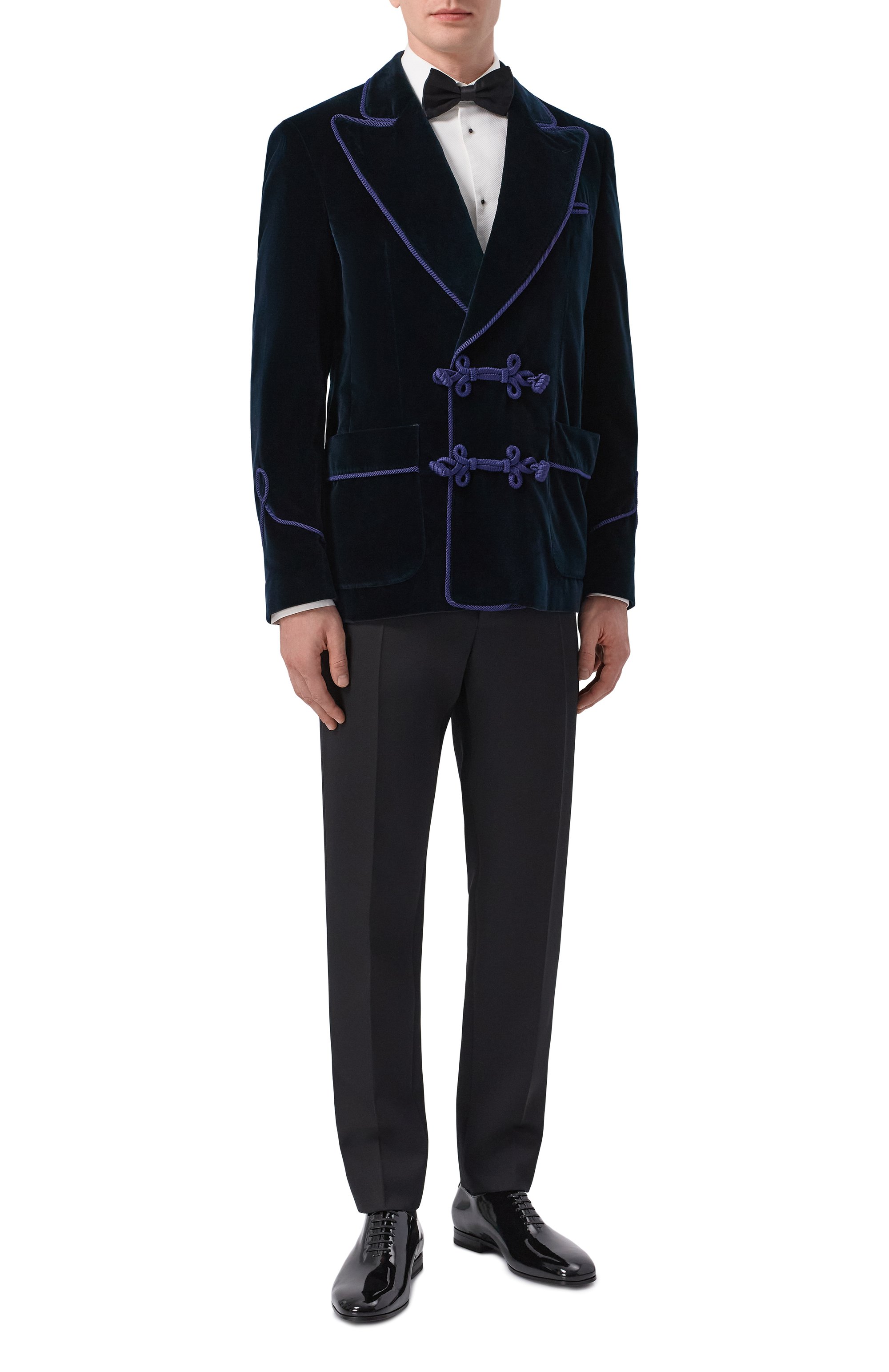 Бархатный пиджак DOLCE & GABBANA, арт. G2VQ4T/FUVG7, фото 2