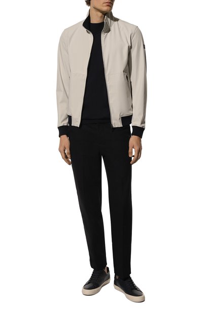 Кеды BOSS темно-синего цвета по цене 11500 руб., арт. 50474728, фото 2 Кеды BOSS, арт. 50474728, фото 2