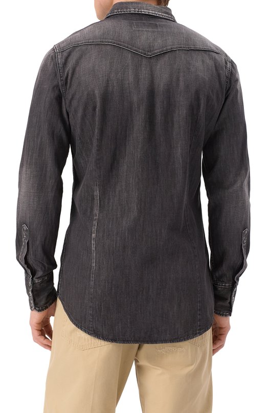 Джинсовая рубашка Dsquared2 S74DM0848/S30826 Серый  S74DM0848/S30826 Фото 4
