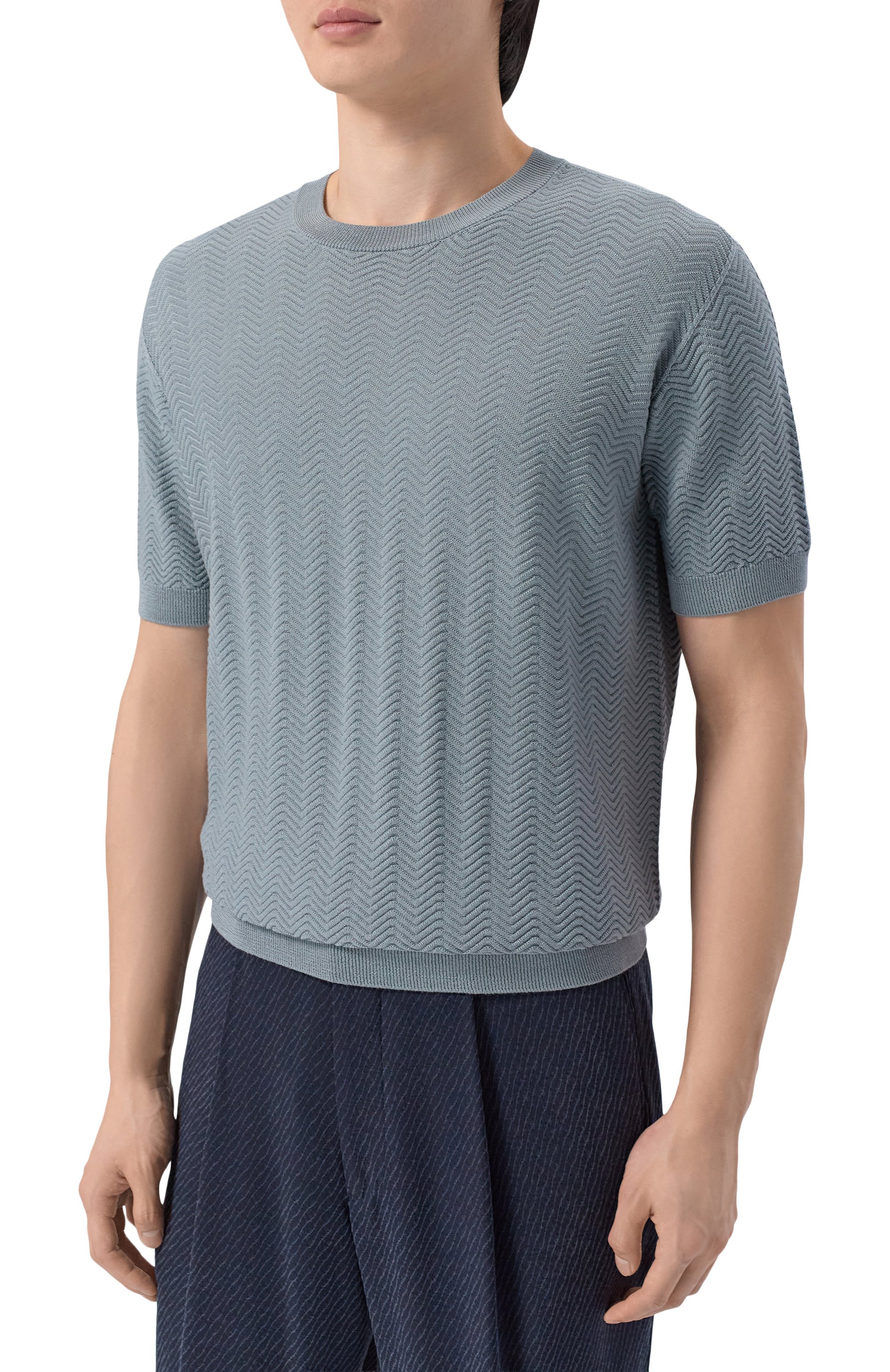 Джемпер из шелка и хлопка GIORGIO ARMANI, арт. GM003132/AF24705, фото 3