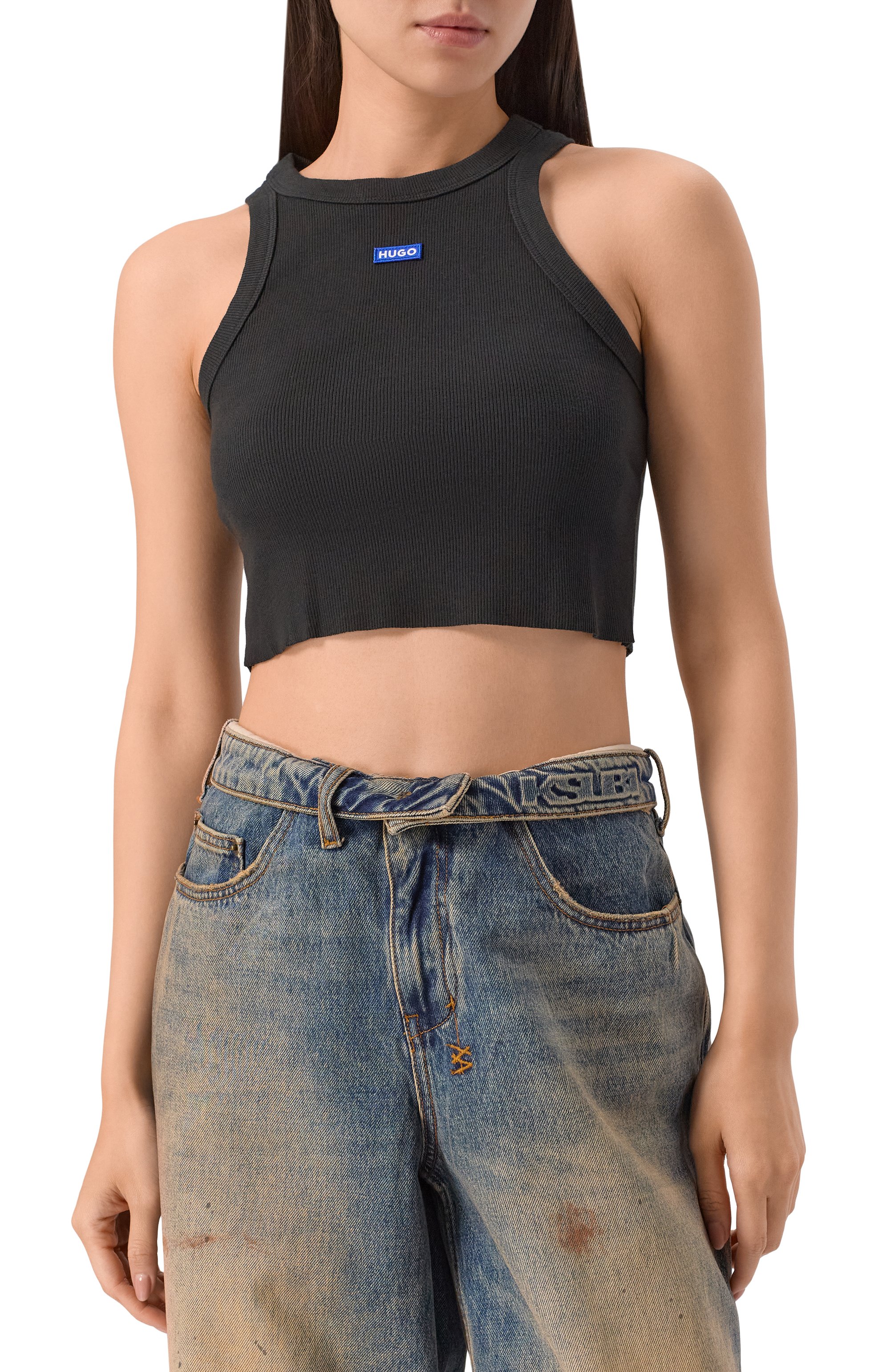 Хлопковый топ HUGO BLUE, арт. 50511450, фото 3