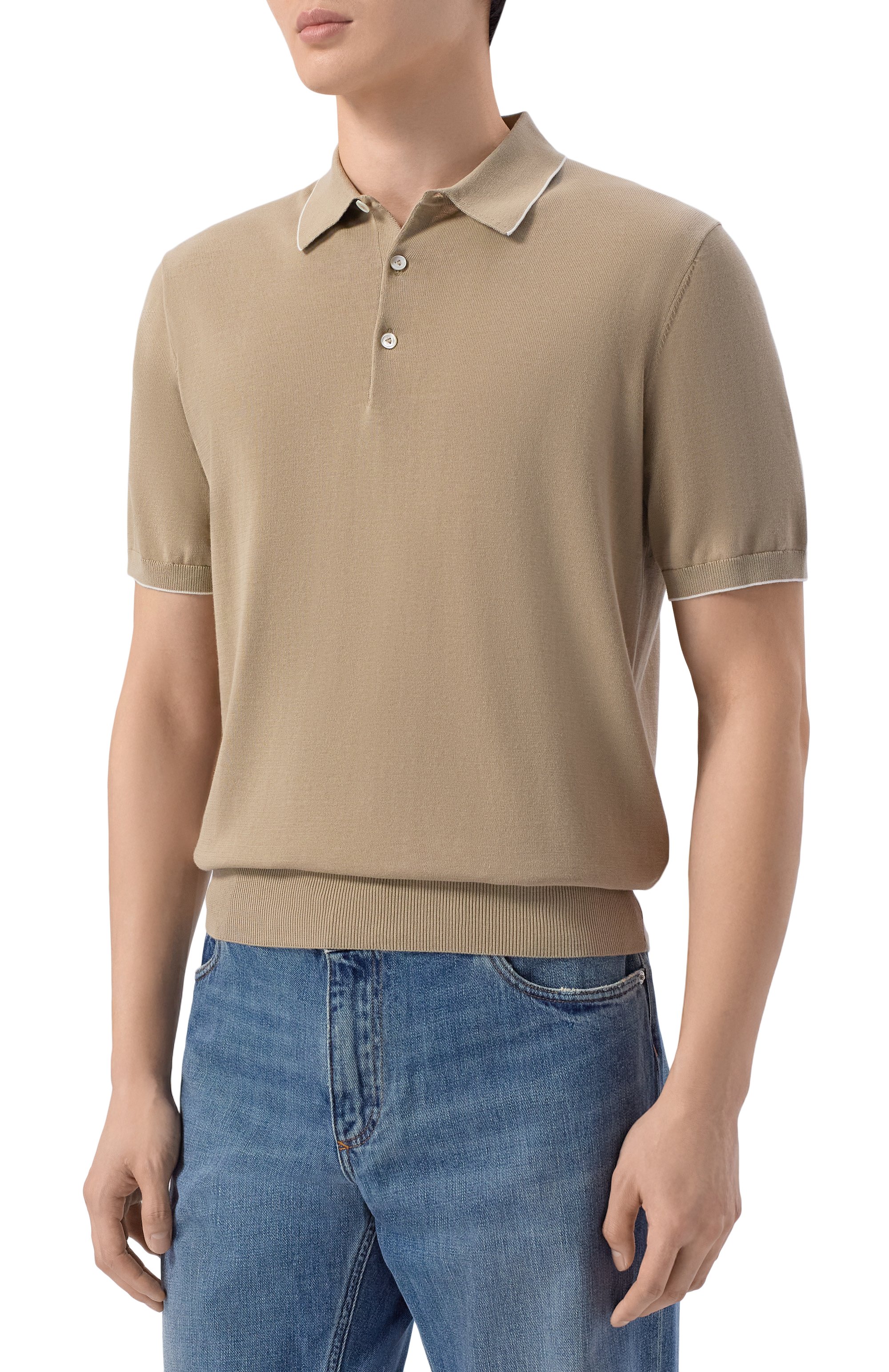 Хлопковое поло VAN LAACK, арт. VL-SANDR0-SBF/S00301, фото 3