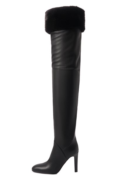 Кожаные ботфорты GIUSEPPE ZANOTTI DESIGN, арт. I680009, фото 4