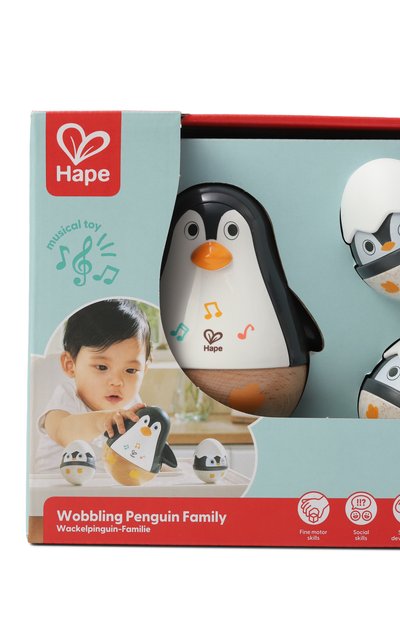 Музыкальная игрушка-неваляшка пингвин HAPE, арт. E0136_HP, фото 2