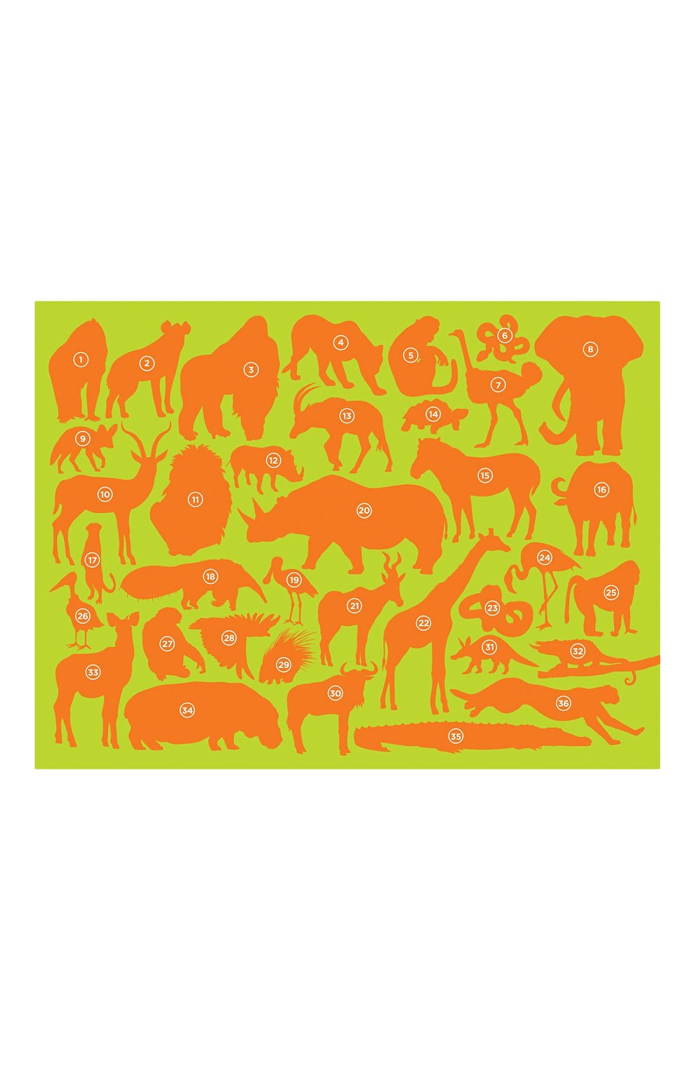 Пазл дикие животные 100 деталей CROCODILE CREEK, арт. 40542, фото 2