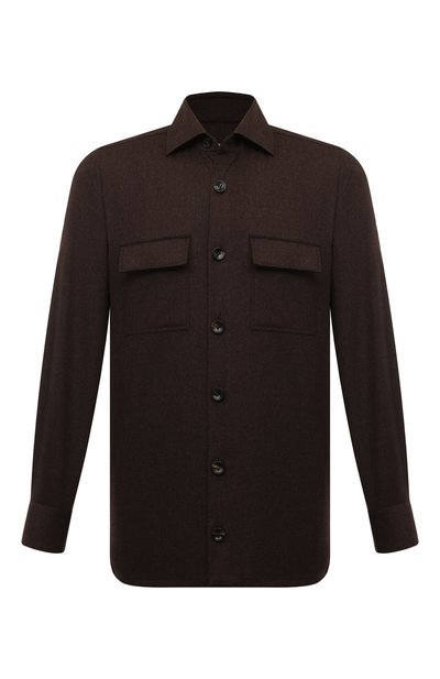 Мужская шерстяная рубашка KITON, арт. UMC016K0123E07