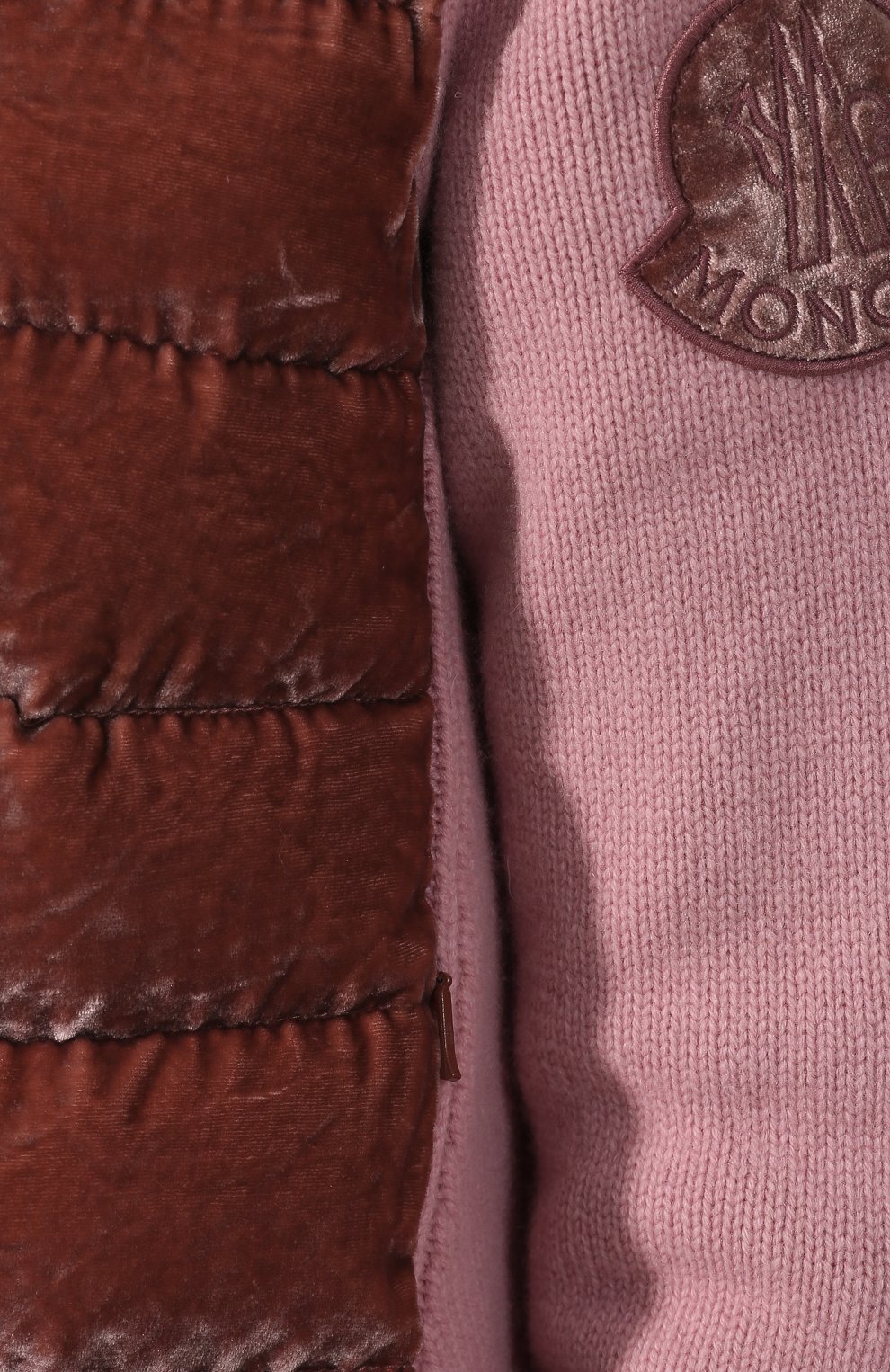 Бомбер из смеси шерсти и кашемира MONCLER розового цвета по цене 69000 руб., арт. D2-093-94908-00-948AE, фото 5 Бомбер из смеси шерсти и кашемира MONCLER, арт. D2-093-94908-00-948AE, фото 5
