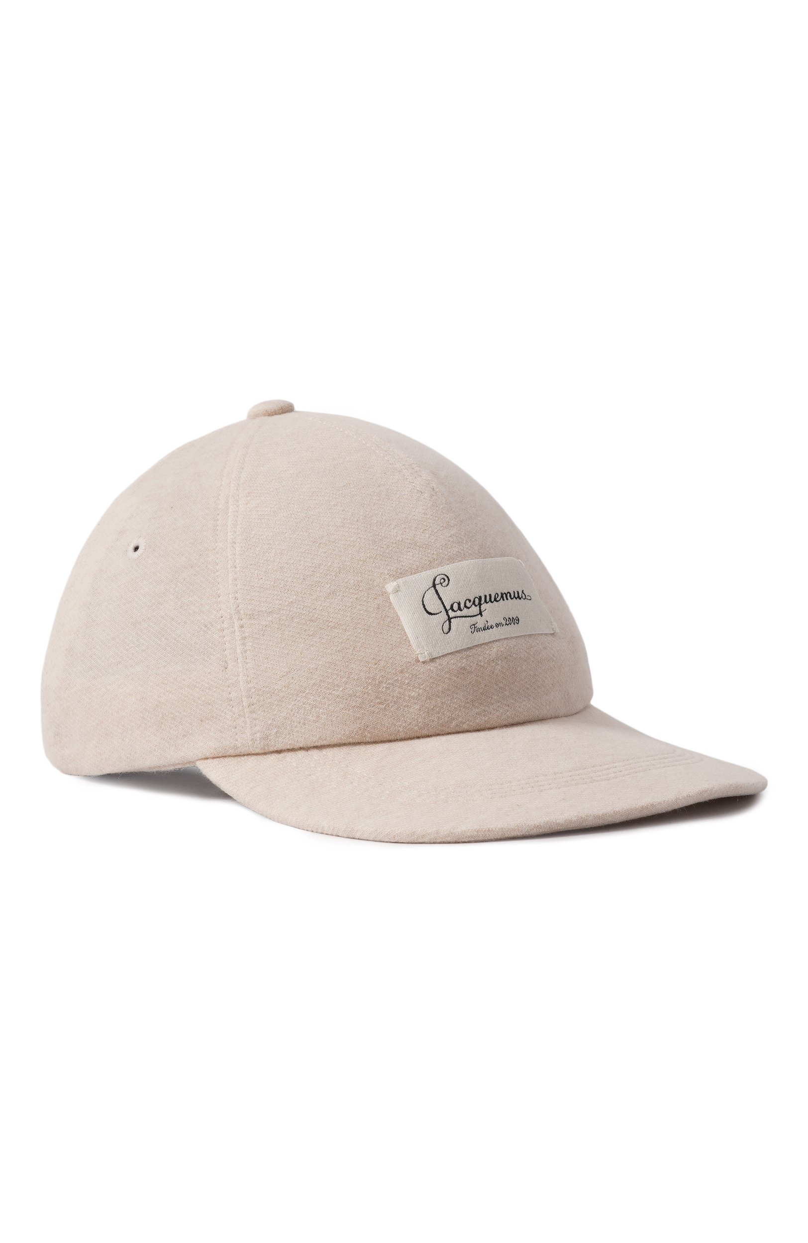 Хлопковая бейсболка JACQUEMUS светло-бежевого цвета по цене 23950 руб., арт. 26HACU00850/AJ00327, фото 1 Хлопковая бейсболка JACQUEMUS, арт. 26HACU00850/AJ00327, фото 1