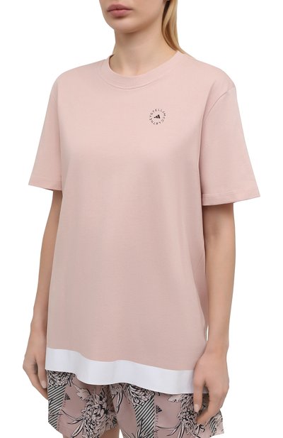 Хлопковая футболка ADIDAS BY STELLA MCCARTNEY, арт. GL5269, фото 3