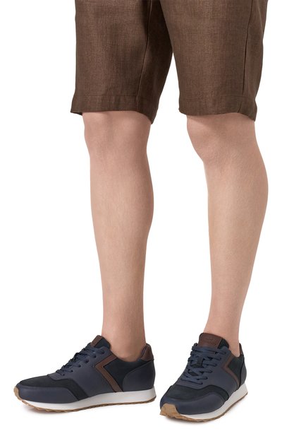 Кожаные кроссовки PAUL&SHARK, арт. 25418015, фото 3