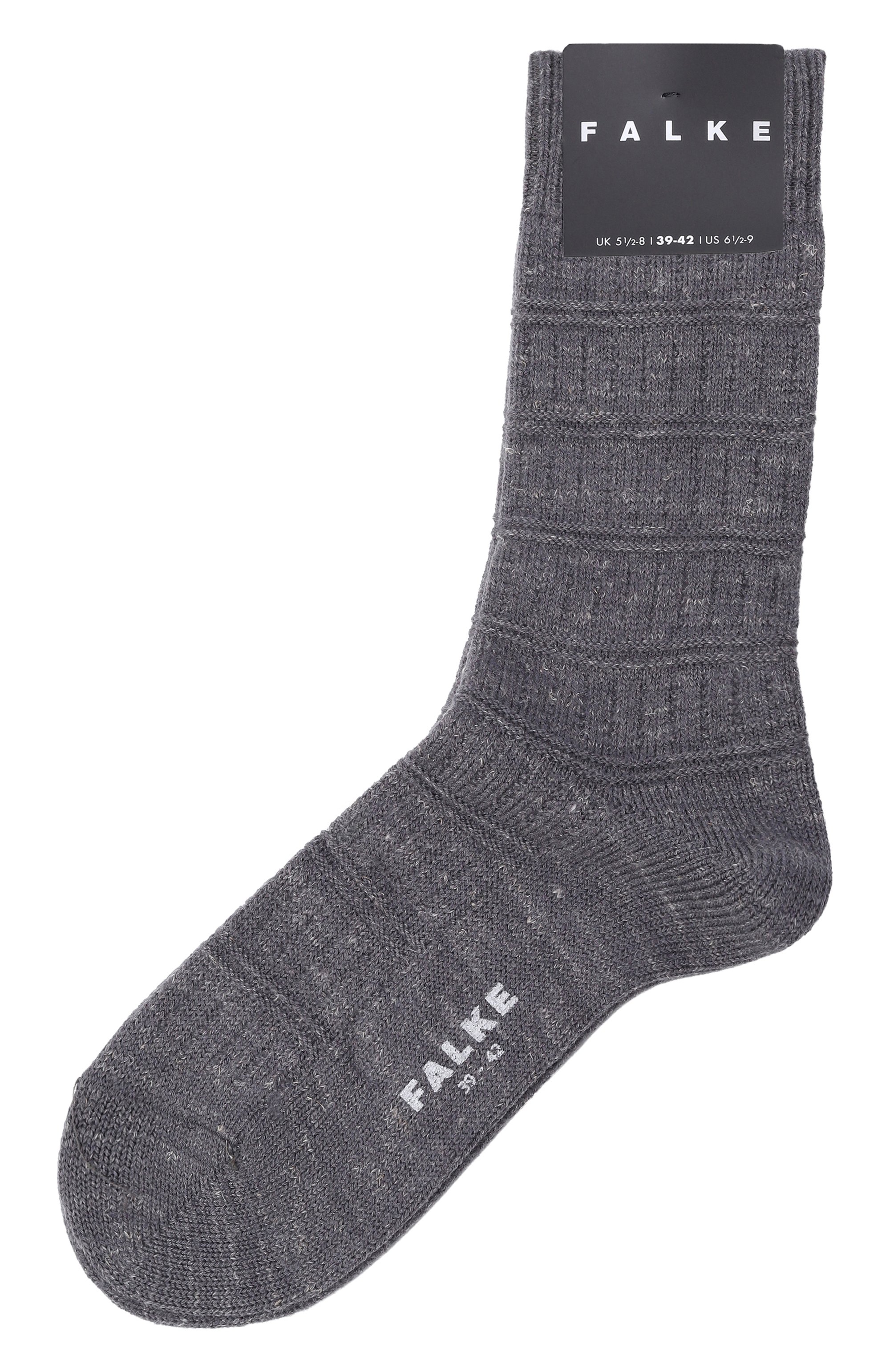 Шерстяные носки FALKE серого цвета по цене 3430 руб., арт. 12567, фото 1 Шерстяные носки FALKE, арт. 12567, фото 1