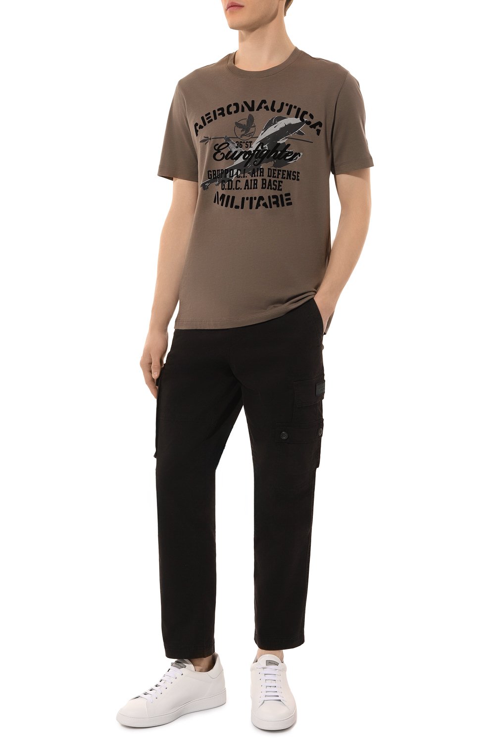 Хлопковая футболка AERONAUTICA MILITARE, арт. TS2343J634, фото 2