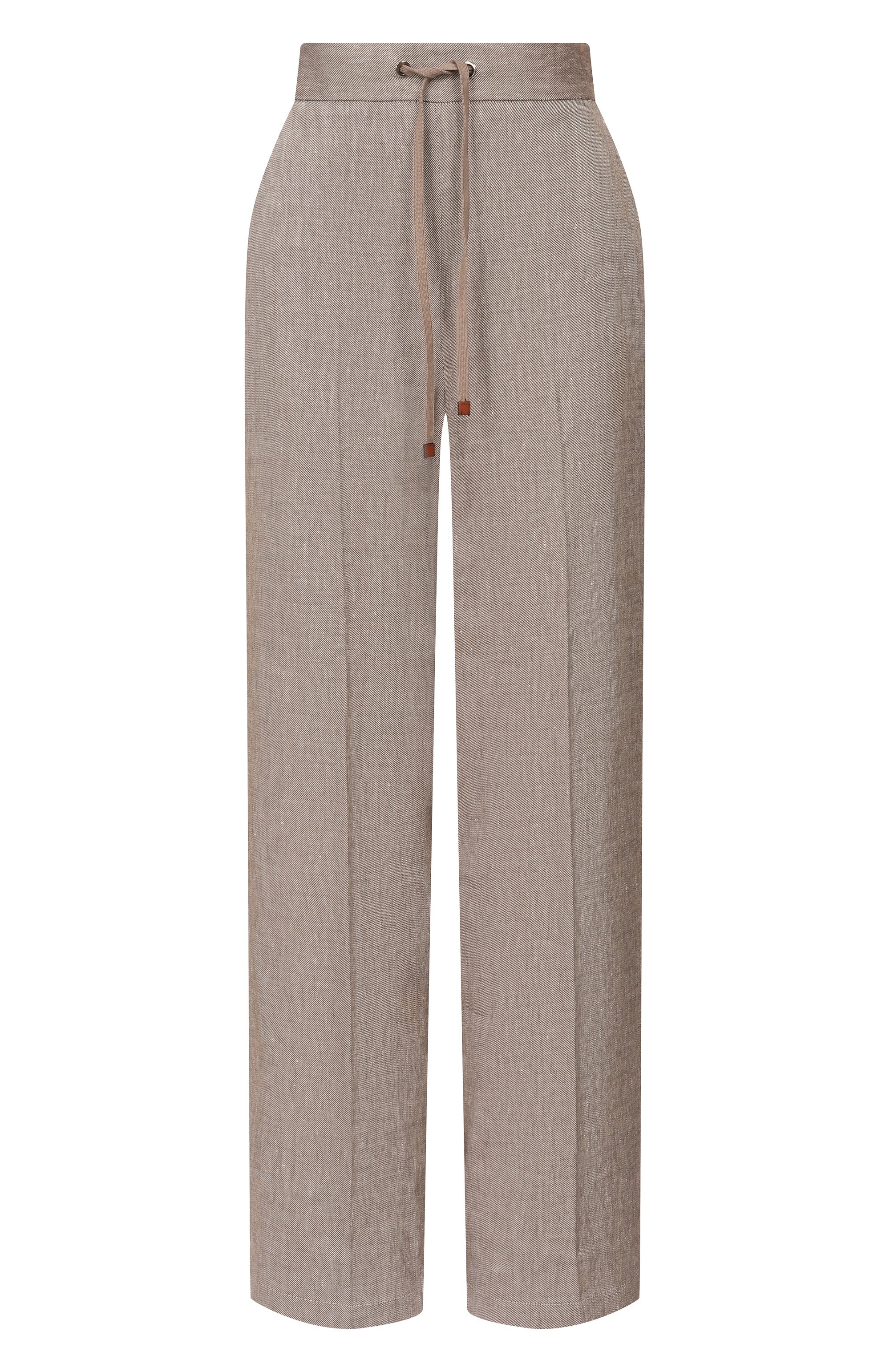 Брюки изо льна и вискозы LORENA ANTONIAZZI, арт. E2624PA31L/5154, фото 1