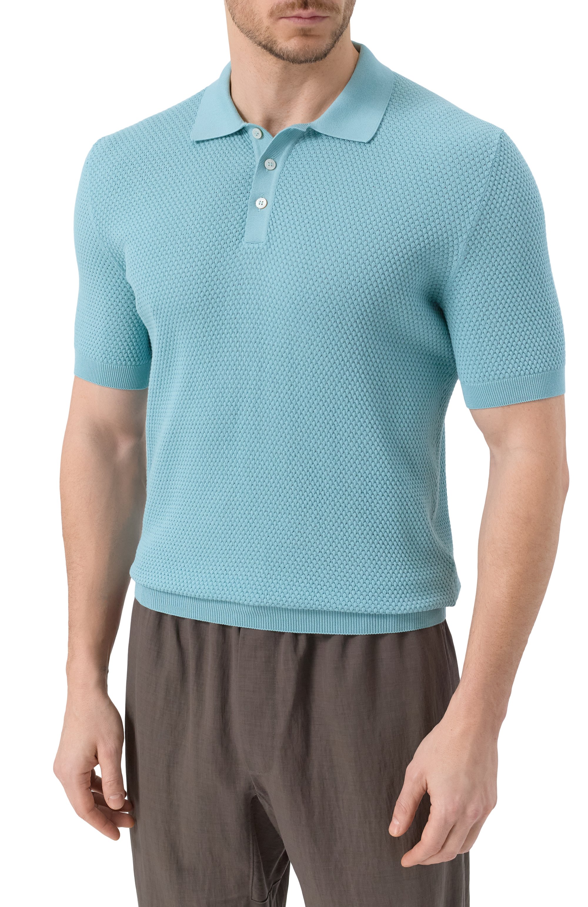 Хлопковое поло GRAN SASSO, арт. 57113/20620, фото 3