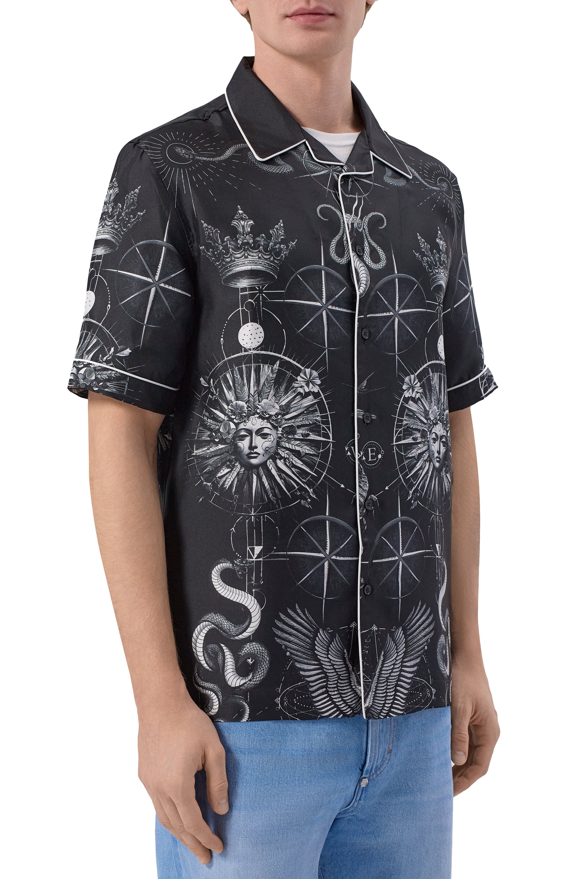 Шелковая рубашка PHILIPP PLEIN, арт. SAFC MRP2548 PTE104N, фото 3