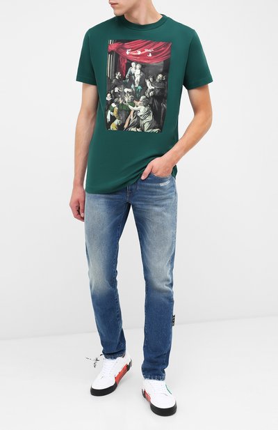 Хлопковая футболка OFF-WHITE, арт. 0MAA027E20JER0085710, фото 2