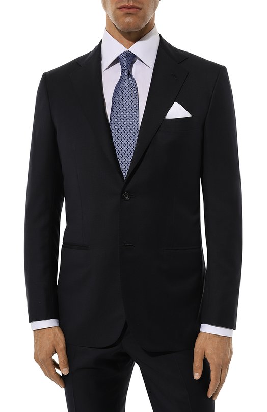 Шерстяной костюм Kiton UA81K0127003 Синий  UA81K0127003 Фото 3