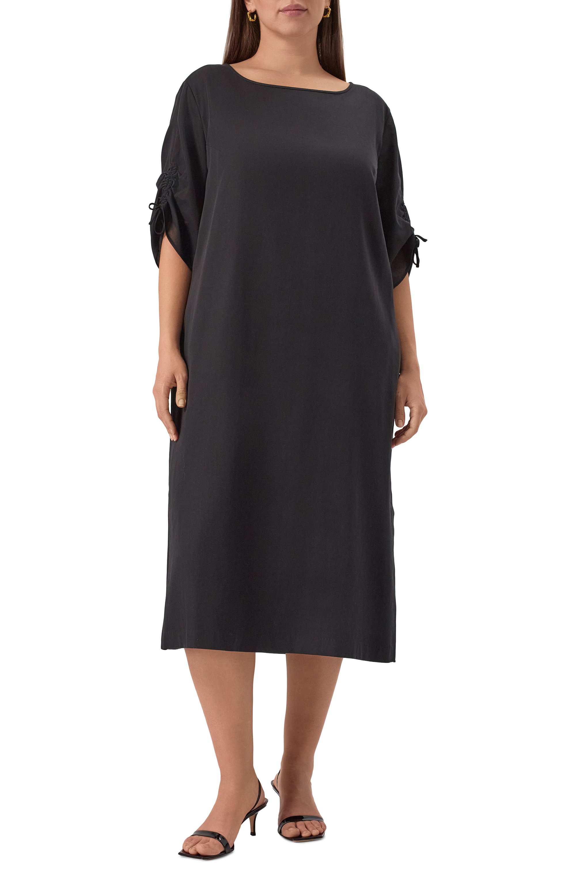 Хлопковое платье MARINA RINALDI, арт. GE0DE, фото 3