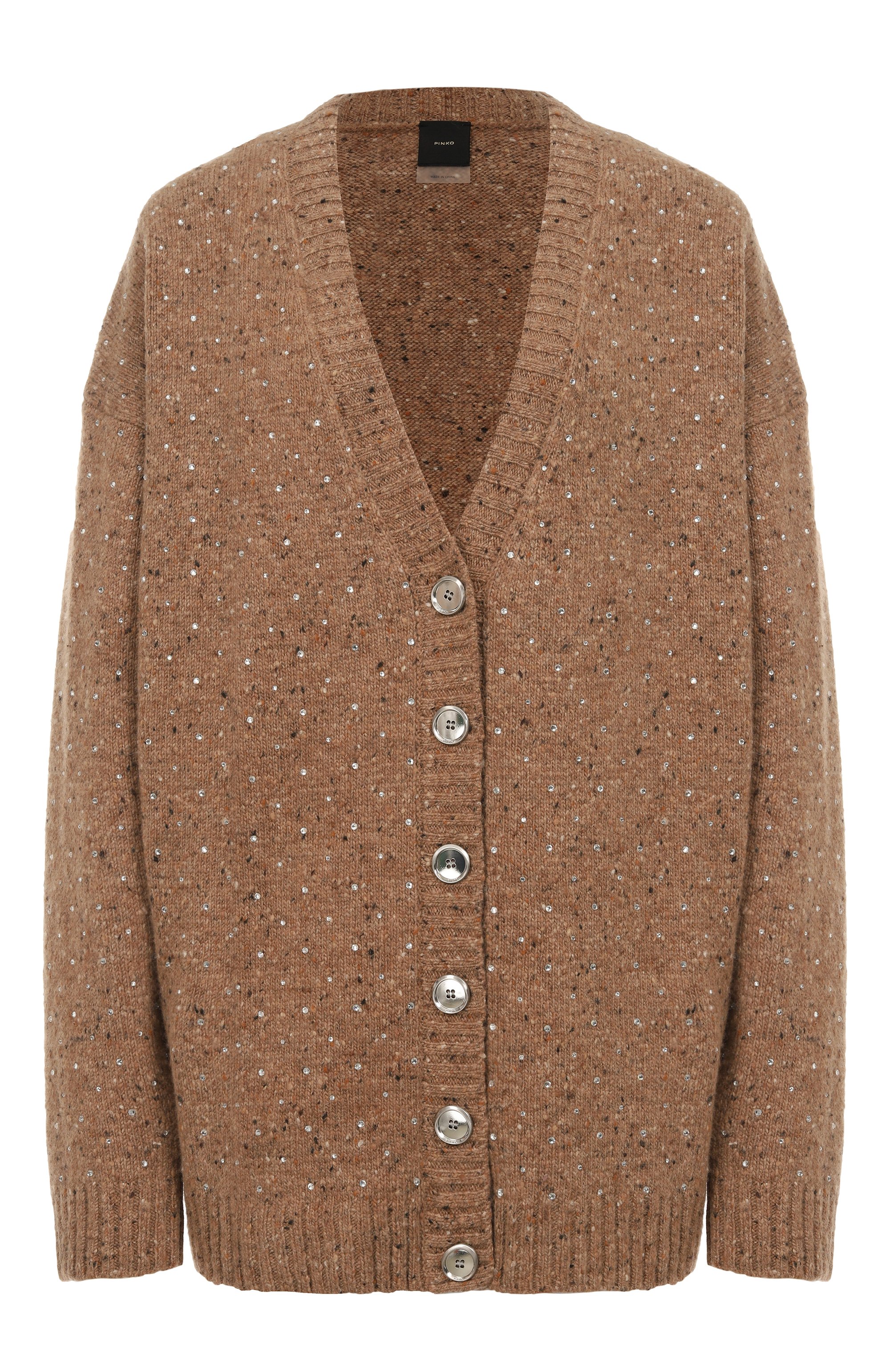 Кардиган из шерсти и вискозы PINKO, арт. 105739/A2U4, фото 1