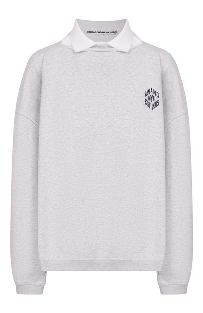 Женский хлопковый свитшот ALEXANDER WANG, арт. 1CC2261306