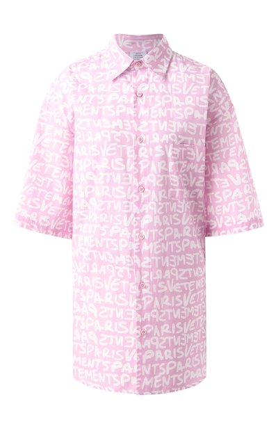 Женская хлопковая рубашка VETEMENTS, арт. UE64SH800PW