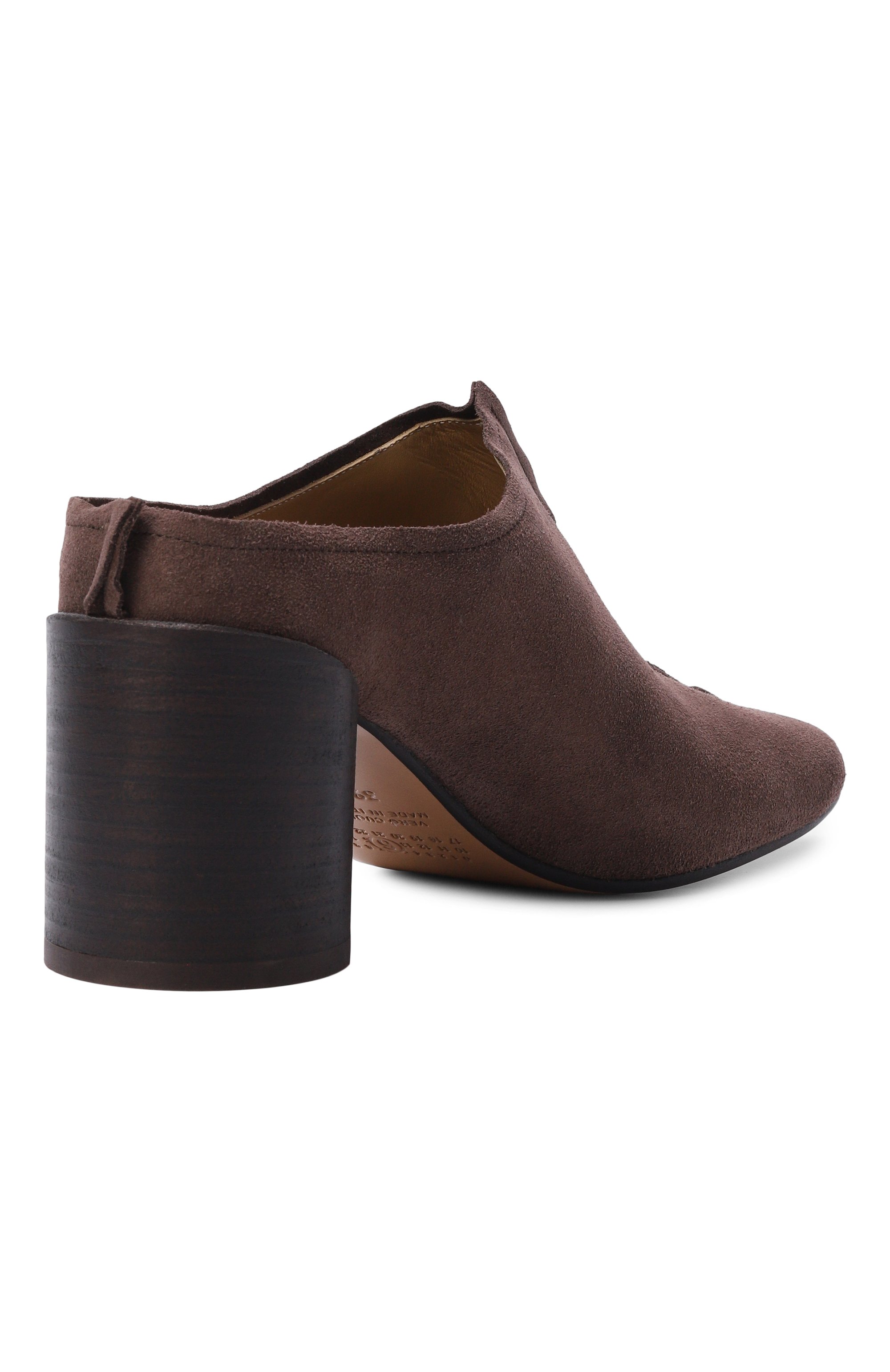 Замшевые мюли anatomic stitch-toe MM6, арт. S59WX0085/P6385, фото 5