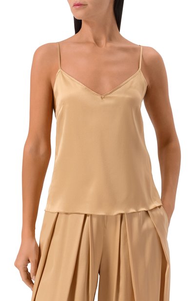 Атласный топ ERMANNO SCERVINO, арт. D474L602TBW, фото 3