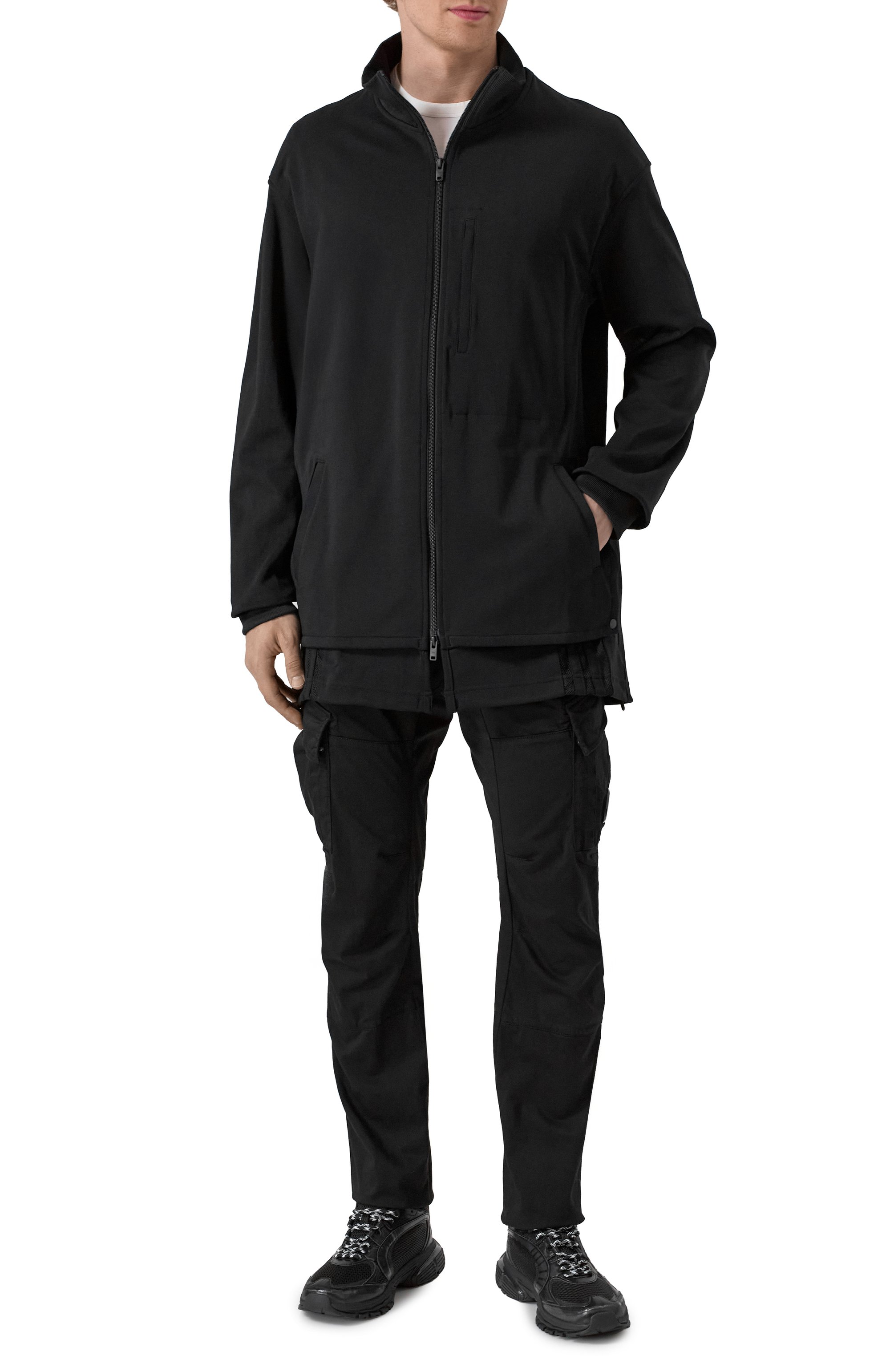 Толстовка Y-3 черного цвета по цене 32950 руб., арт. JN4989, фото 2 Толстовка Y-3, арт. JN4989, фото 2