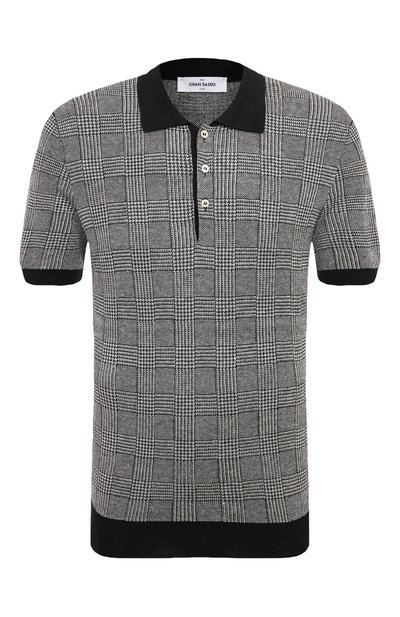 Мужская поло изо льна и хлопка GRAN SASSO, арт. 57118/18644