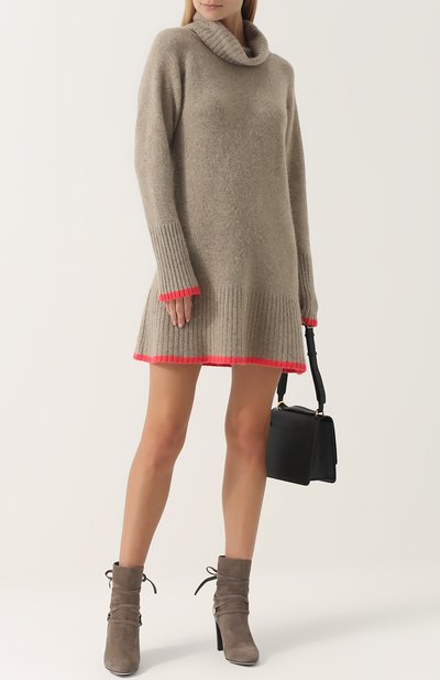 Кашемировое мини-платье с воротником-хомут THE ELDER STATESMAN, арт. TURDR, фото 2
