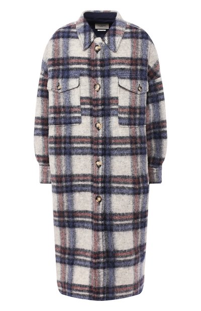 Пальто в клетку ISABEL MARANT ETOILE, арт. MA0572-19A013E/GABRI0N, фото 1