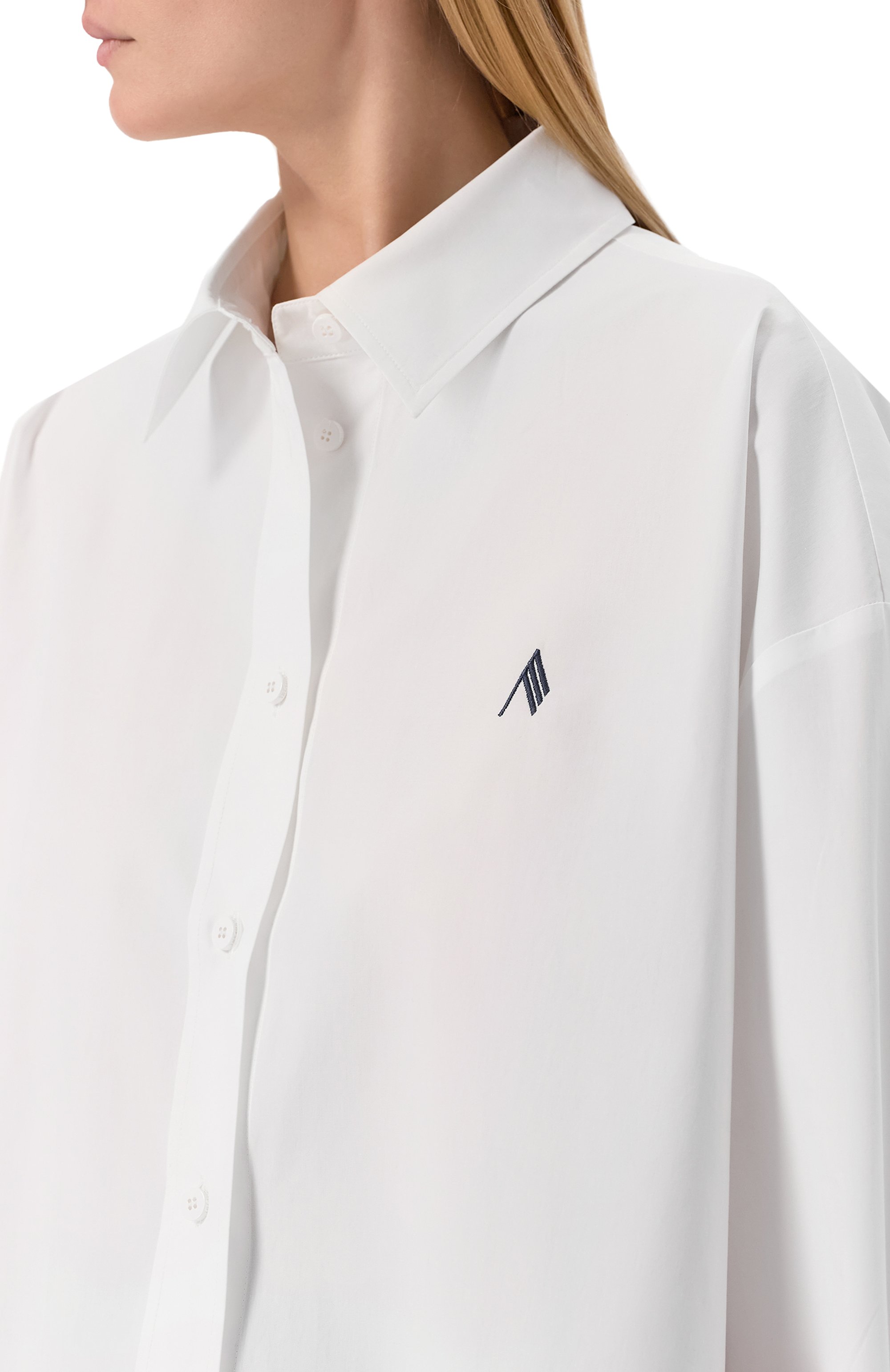 Хлопковая рубашка THE ATTICO, арт. 260WCH00004/CCC052AA, фото 5