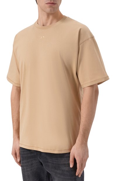 Хлопковая футболка DIESEL, арт. A21562/0PLAT, фото 3