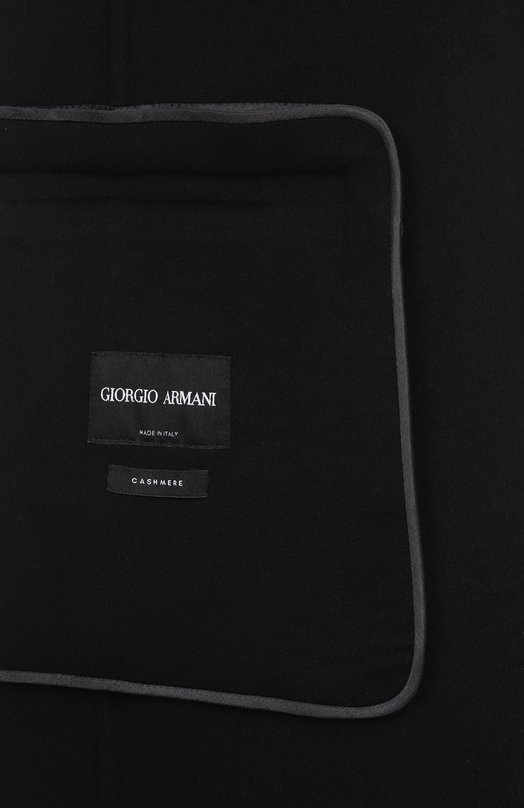 Кашемировое пальто Giorgio Armani 8CG0L01A/T00BV Чёрный  8CG0L01A/T00BV Фото 7
