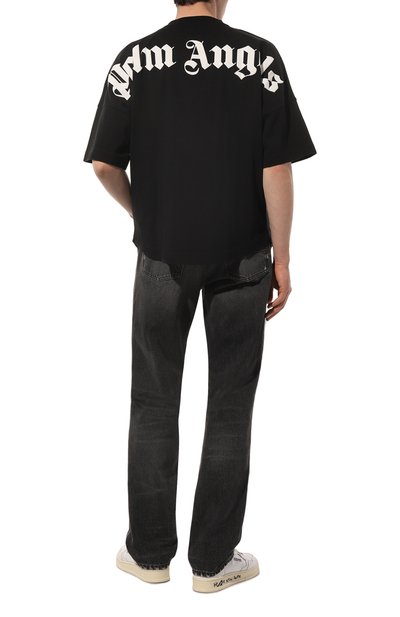 Хлопковая футболка PALM ANGELS, арт. PMAA002C99JER0011001, фото 2