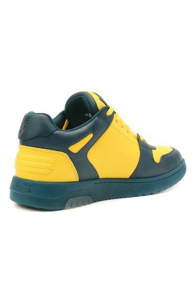 Кожаные кеды out of office OFF-WHITE, арт. 0MIA189R21LEA0014518, фото 4