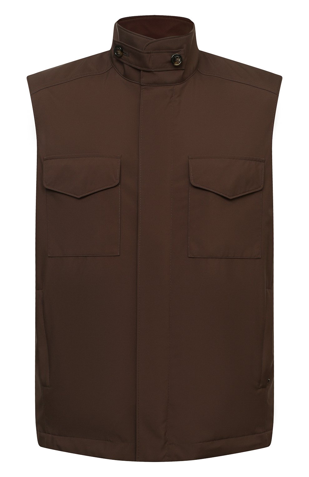 Жилет LORO PIANA темно-коричневого цвета по цене 222000 руб., арт. FAL5144, фото 1 Жилет LORO PIANA, арт. FAL5144, фото 1