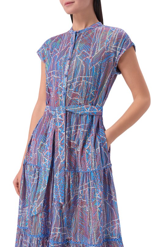 Хлопковое платье Poupette St Barth WK2R26LCXAKB Разноцветный  WK2R26LCXAKB Фото 4