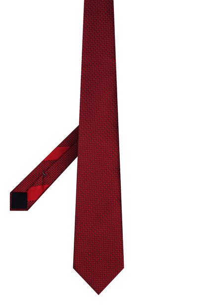 Шелковый галстук ZEGNA красного цвета по цене 28500 руб., арт. Z3D42T/100, фото 3 Шелковый галстук ZEGNA, арт. Z3D42T/100, фото 3