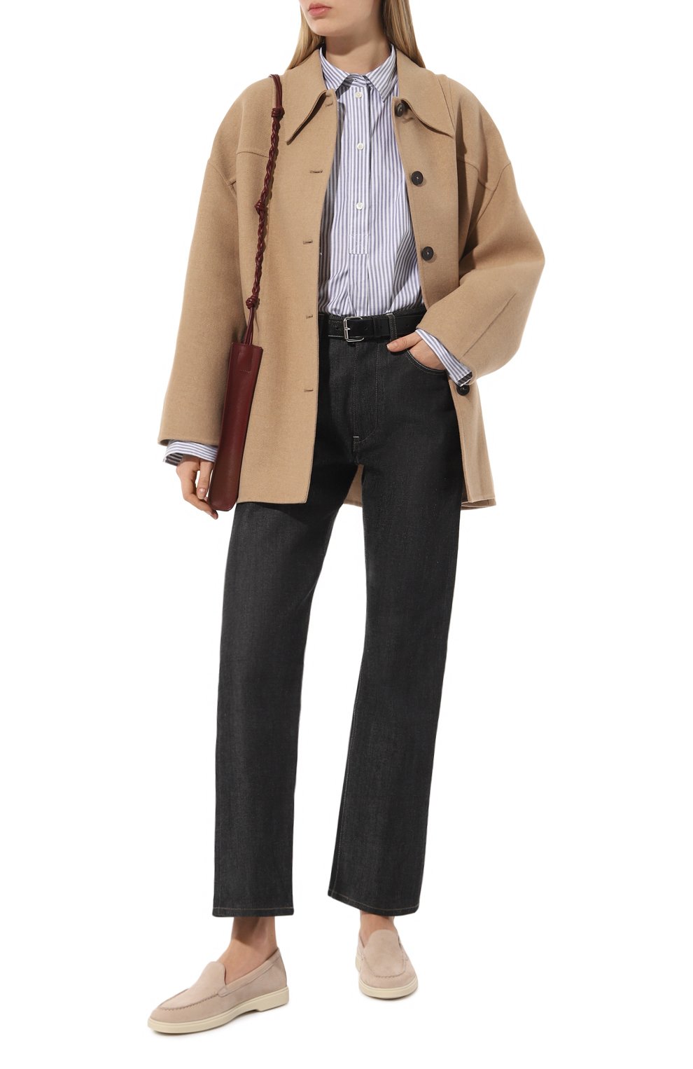 Лоферы из нубука yalta SANTONI, арт. WUYA58856TISNSV9, фото 2